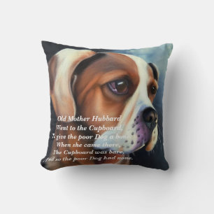 Nursery rhyme Old Mother Hubbard  Cushion