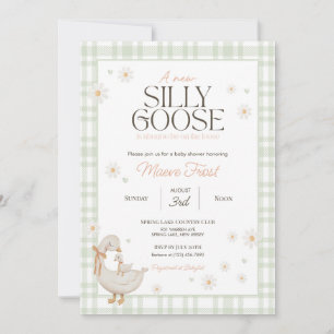 Nursery Rhyme Silly Goose Baby Shower Invitation