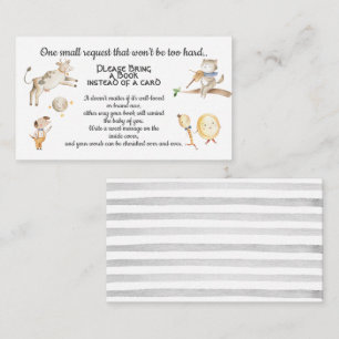 Nursery Rhyme Storybook Bring a Book Enclosure Card