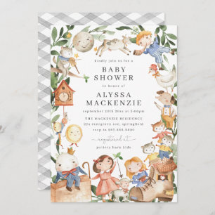 Nursery Rhymes Baby Shower Invitation