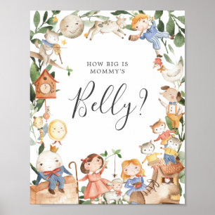 Nursery Rhymes Guess How Big is Mummy's Belly Poster