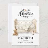Nursery Scene Baby Shower Invitation