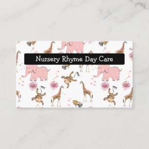 Nursery School Day Care Business Card