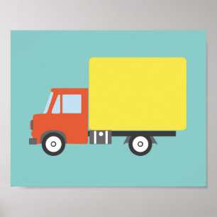 Nursery Truck Print a part of a set!