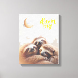 Nursery wall art - Canvas Print - Dream Big