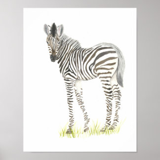 Nursery wall art safari animals