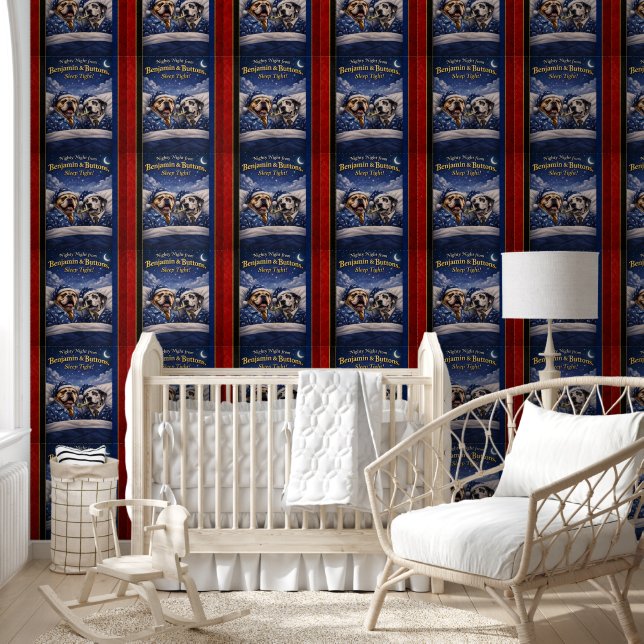 Nursery wallpaper/night from Benjamin and buttons Wallpaper (Kids)