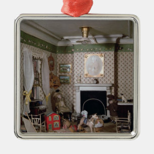 Nursery with toys from 'Miss Miles' House', 1890 Metal Tree Decoration