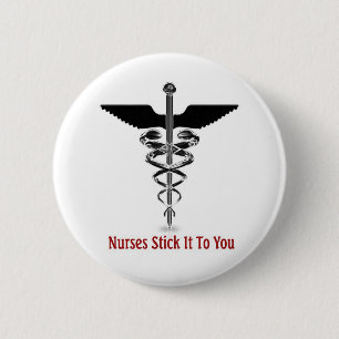 Nurses2 6 Cm Round Badge