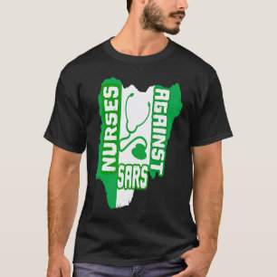 Nurses Against SARS Nigerian Flag END Robbery Poli T-Shirt