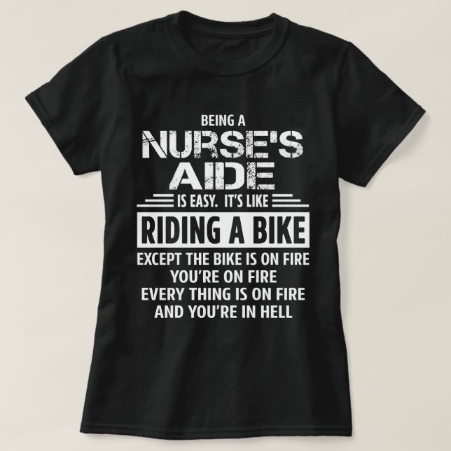 Nurse's Aide T-Shirt (Design Front)