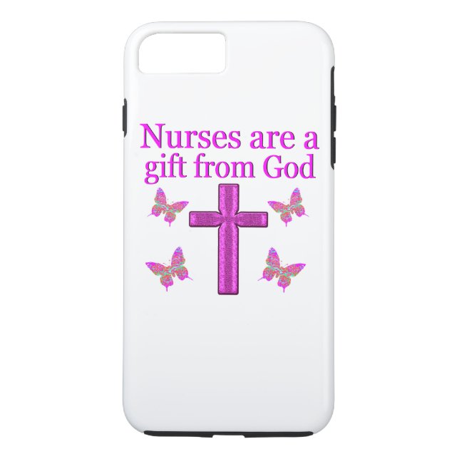 NURSES ARE A GIFT FROM GOD Case-Mate iPhone CASE (Back)