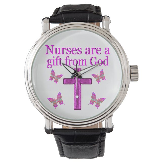 NURSES ARE A GIFT FROM GOD WATCH (Front)