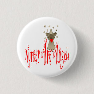 Nurses Are Angels 3 Cm Round Badge