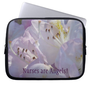Nurses are Angels! Computer laptop case sleeve