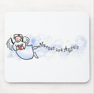 Nurses Are Angels Mouse Pad