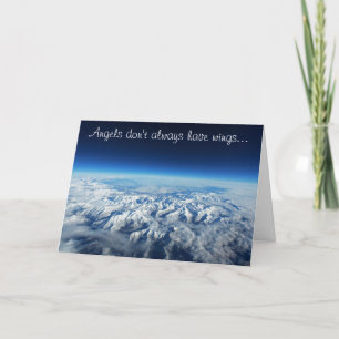 Nurses are angels  thank you  card