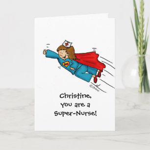 Nurses are Heroes - Happy Nurses Day - Personalise Card