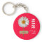 Nurses are Real Angels. Smiling Daisy Keychain