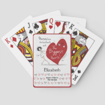 Nurses, Biggest Queen of Hearts Playing Cards