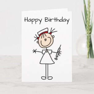 **NURSE'S BIRTHDAY** DON'T GIVE SHOTS-DRINK SHOTS CARD