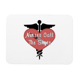 Nurses Call The Shots Magnet