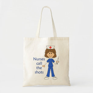 Nurses Call the Shots Tote Bag