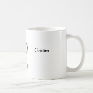 Nurses care with Heart - Nurses Gift - Personalise Coffee Mug