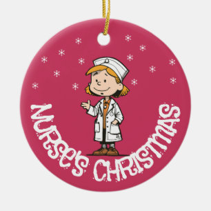Nurse's Christmas Ornament   Custom Photo Gift