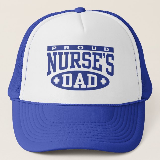 Nurse's Dad Trucker Hat (Front)