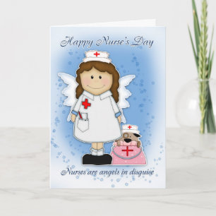 Nurse's Day Card - Angels In Disguise