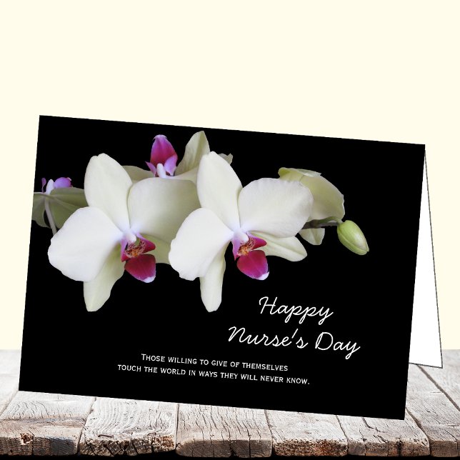 Nurses Day Card -- Orchids (Creator Uploaded)