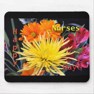 Nurses Day Floral Bliss Mouse Pad