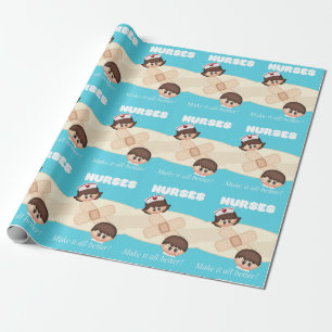 Nurses Day Gift Wrapping Paper