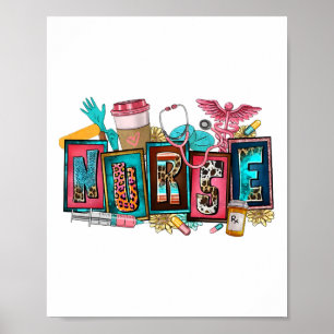 Nurse's Day Nurse Life Nurse Week 2025 Women 1 Poster