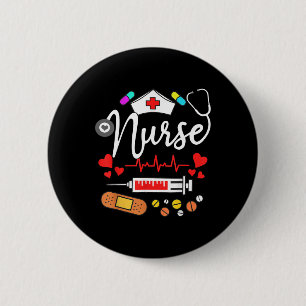 Nurse's Day Nurse Life Nurse Week 2025 Womens  6 Cm Round Badge