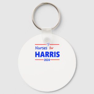 Nurses For Harris 2024 Campaign Sticker Key Ring