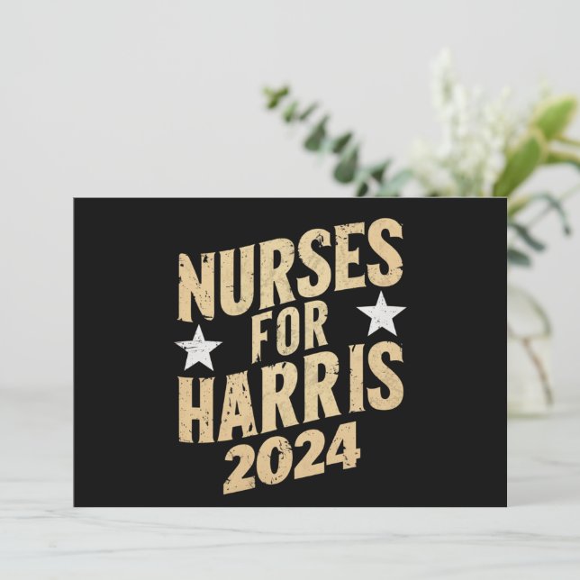 Nurses For Harris 2024 USA Invitation (Standing Front)