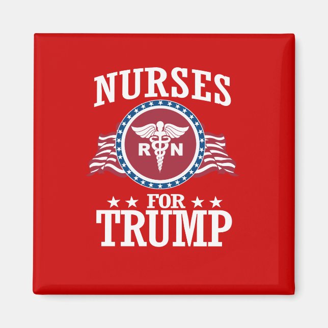 NURSES FOR TRUMP MAGNET (Front)