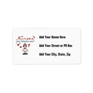 Nurses Give Intensive Care t-shirts and Gifts Label