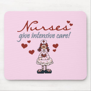 Nurses Give Intensive Care t-shirts and Gifts Mouse Pad