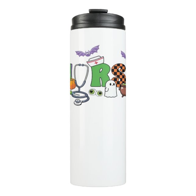 Nurses Halloween Classic T-Shirt Thermal Tumbler (Front)
