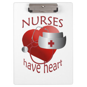 Nurses Have Heart Nurses Cute Clipboard