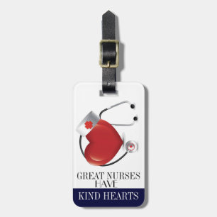 Nurses Have Kind Heart - Luggage Tote Bag Tags