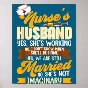 Nurse's husband my nurse wife not imaginary nursin poster