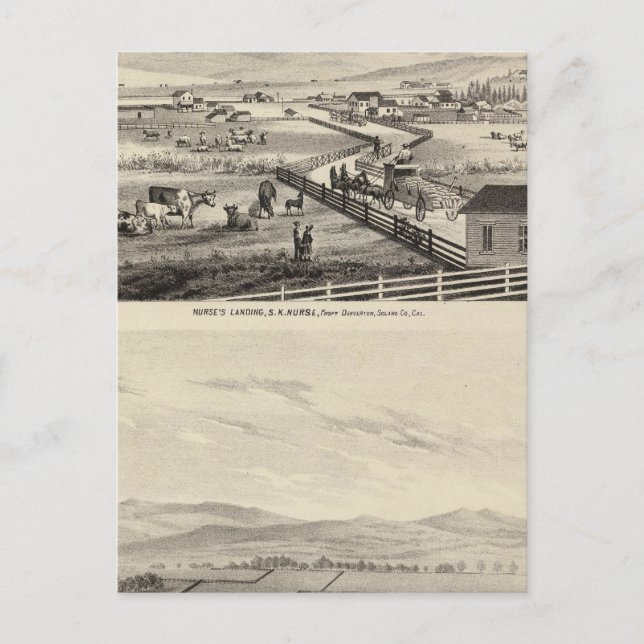 Nurse's Ldg, Turner ranch Postcard (Front)