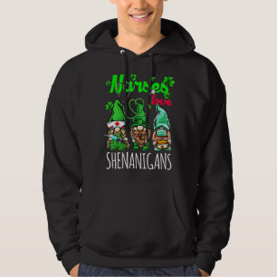 Nurses Love Shenanigans Gnomes Shamrocks St Patri Hoodie