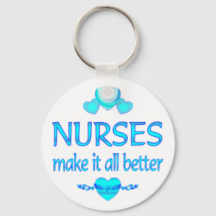 Nurses Make it Better Key Ring