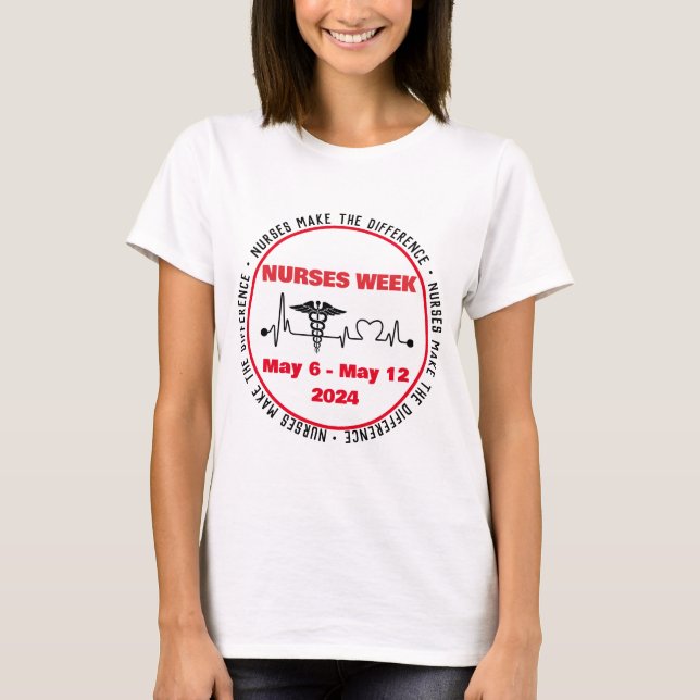 Nurses Make The Difference Women's Basic T-Shirt (Front)