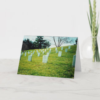 Nurses Memorial Arlington National Cemetery Card